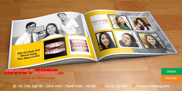 Mẫu catalogue nha khoa LAVITA đẹp